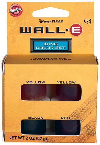 Wilton Disney Pixar WALL-E Icing Color Set