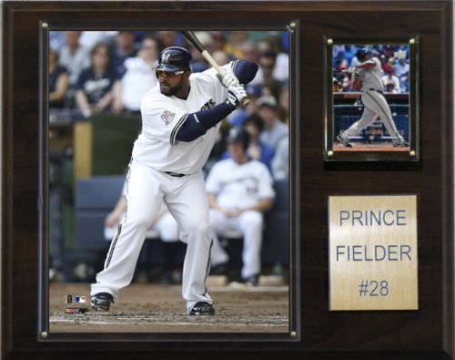 MLB Prince Fielder Milwaukee Brewers Player Plaque