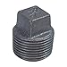 Southland 521-800HC 1/8" Black Square Head Plugs