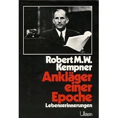 Ankl�ger einer Epoche. Lebenserinnerungen
