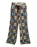 Girls Limited Too Burgundy and Pink or Turquoise Patchwork Pants - Size
