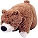 Cuddle Pet Pillow Brown Bear 18"