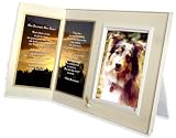 "Her Journey's Just Begun" Poem Pet Loss Sympathy Picture Frame Gift and Memorial Keepsake