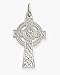 White Gold Celtic Cross