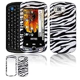 Zebra Snap On Protector Case for Samsung Moment M900 Sprint