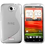 mumbi TPU Skin Case HTC ONE X X+ Silikon Tasche H�lle - Silicon Protector Schutzh�lle transparent schwarzvon "mumbi�"