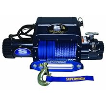 Superwinch 1695211 Talon 9.5iSR, 12 VDC winch, 9,500 lb/4,309 kg capacity with hawse fairlead & synthetic rope