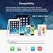 Yakonn USB Lightning Charging Cable, 3 Feet (2 Pieces), 6 Feet (2 Pieces) - White
