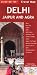 Delhi, Jaipur and Agra Travel Map (Globetrotter Travel Map)