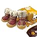 Alfie Pet by Petoga Couture - Harrison All Weather Set of 4 Dog Boots/Sneakers - Color: Red, Size: L