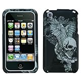 MyBat Apple iPhone 3G / iPhone 3GS Phone Protector Cover - Skull Wing