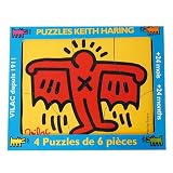 Keith Haring Jigsaw Puzzle Gift Set 4 X 6 Pieces