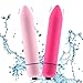 Multi-Speed Mini Electric Massager, Sekmet Waterproof 10-Frequency Portable Bullet Massager (Pink)