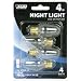 Feit Electric BP4C7/4 4-Watt C7 Night Light Bulb with Candelabra Base, Clear, 4 Pack