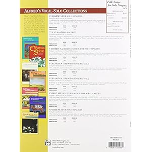 Folk Songs for Solo Singers, Vol 1: 11 Folk Songs Arranged for Solo Voice and Piano . . . For Recitals, Concerts, and Contests (Medium High Voice)