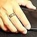 Tungsten Wedding Band, Infinty Tungsten Ring for Men, High Polish with Laser Infinity Design, Domed, 8mm