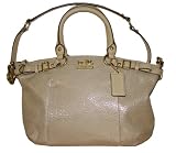 Coach Madison Embossed Metallic Leather Sophia Convertible Handbag 18931
