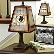 14" Art-Glass Table Lamp-Redskins