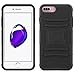 iPhone 7 Plus Case, LK [Heavy Duty] Black Armor Holster Defender Full Body Protective Hybrid Case Cover with Belt Clip for Apple iPhone 7 Plus