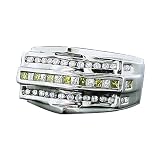 1.23 ct White and Canary Diamond Ring