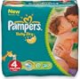 Pampers - Baby Dry - Couches Taille 4 Maxi (7-18 kg) - Pack économique 1 mois de consommation x174 couches Pampers - Baby Dry - Couches Taille 4 Maxi (7-18 kg) - Pack économique 1 mois de consommation x174 couches