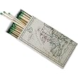 Antique Map European Design Large Decorative Matches, Pack of 3