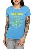 Ramones Turquoise And Lime Seal Girls T-Shirt