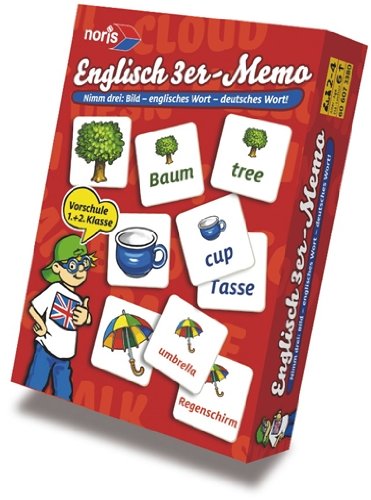 Noris 60 607 3380 - Englisch - 3er Memo Preisvergleich