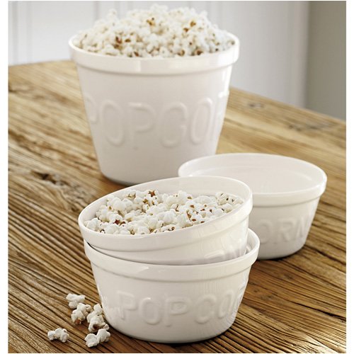 Popcorn Bowl Serving Set