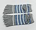 QUANGANG Women's Toe Socks Casual Five Crew Running Athletic Finger 6-Pack