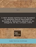 A nevv booke intituled the blasinge of bawdrie Daylie procured by Beldame B. principall broker of all iniquitie. By R.C. citizen. (1574)