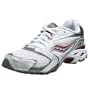 Women's Saucony Grid C2 Roadster Running Shoe,White/Silver/Plum,5 M
