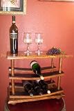 Mini Wine Stave Wine Bottle Rack By Wine Barrel Creations