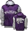 Kansas State Wildcats Half Zip Pullover Hooded Jacket