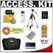 Accessory Kit for Nikon D80 Digital SLR Camera with Spare Replacement Battery for Nikon EN-EL3e + High Speed USB 2.0 SecureDigital (SD) Card Reader + Deluxe Photo/Video 57