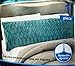 Idea Nuova Teal Textured Body Pillow Cover, 20x52