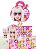 Barbie All Dolld Up Party Supplies Pinata Party Pack Including Plates, Cups, Napkins, Tablecover, and Pinata- 8 Guests