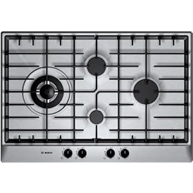 Bosch : PCK755UC 30in Gas Cooktop with 12,500 BTU High Output Burner by Bosch