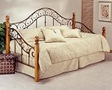 Hillsdale San Marco Wood and Metal Post Daybed with Suspension Deck