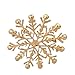 Lux Accessories White Crystal Snowflake Snow Flake Winter Xmas Christmass Brooch Pin Broach
