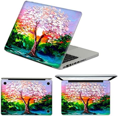 Decoration Day Laptop Sticker Tree Pattern Removable Sticker Vinyl Decal For Macbook Air 13'' Full Set For Macbook Laptop Skin