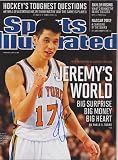 Jeremy Lin signed autographed Sports Illustrated Knicks