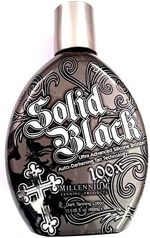 Solid Black 100x Bronzer Indoor & Outdoor Dark Tanning Bed Lotion
