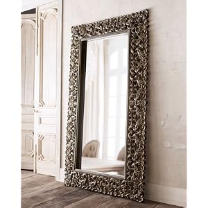 Burnished Charcoal Floor Mirror