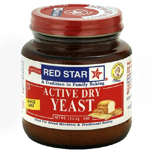 Red Star Active Dry Yeast, 4-Ounce Jars (Pack of 3) by Red Star