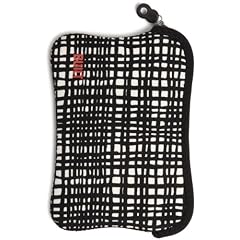 BUILT Neopren Sleeve f�r Kindle Keyboard (f�r 15 cm/6 Zoll Display) City Grid & Schwarz