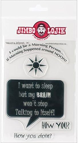 KellyCraft Jimbo Lojik Polymer Stamp, Set I