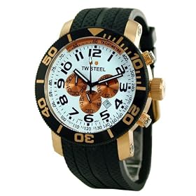 TW Steel Men's "Grandeur Divers" White Watch #TWS77