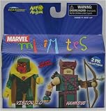 Marvel Minimates 2Pk Collectible Figures - Vision 2.0 Vs. Hawkeye (Variant Enclosed)