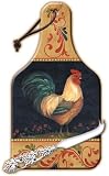 Clean Cut 135-8731 Francesco Rooster Cutting Board- Cheese Board